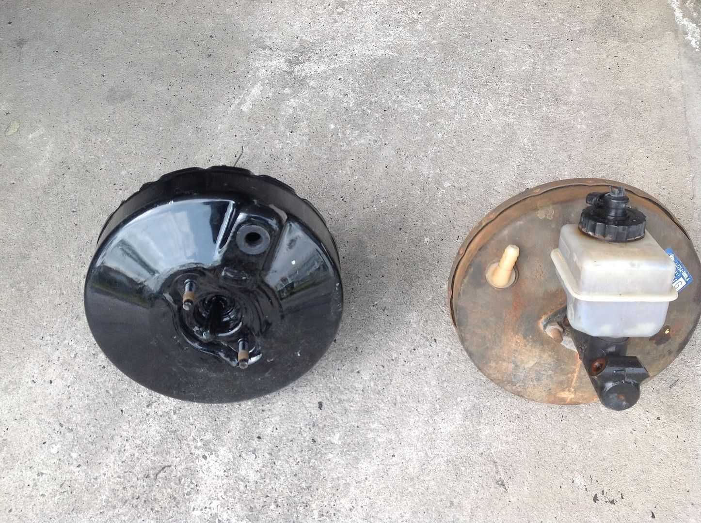 MK2 Brake booster with a MK1 bracket question